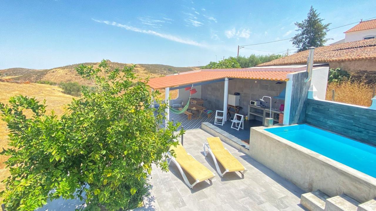 Casa Dos Chocalhos-Piscina-Perto Praia Fluvial-Vista Incrivel E Sossego Mértola Exterior photo